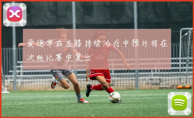 爱德华兹左膝持续治疗中预计将在次轮比赛中复出